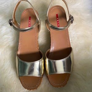 Prada platform sandals